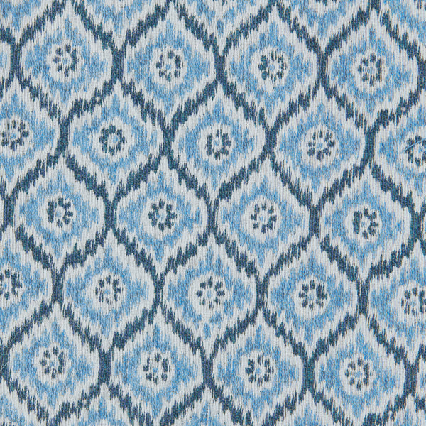 Firenze Woven Textile - Blue Daisy