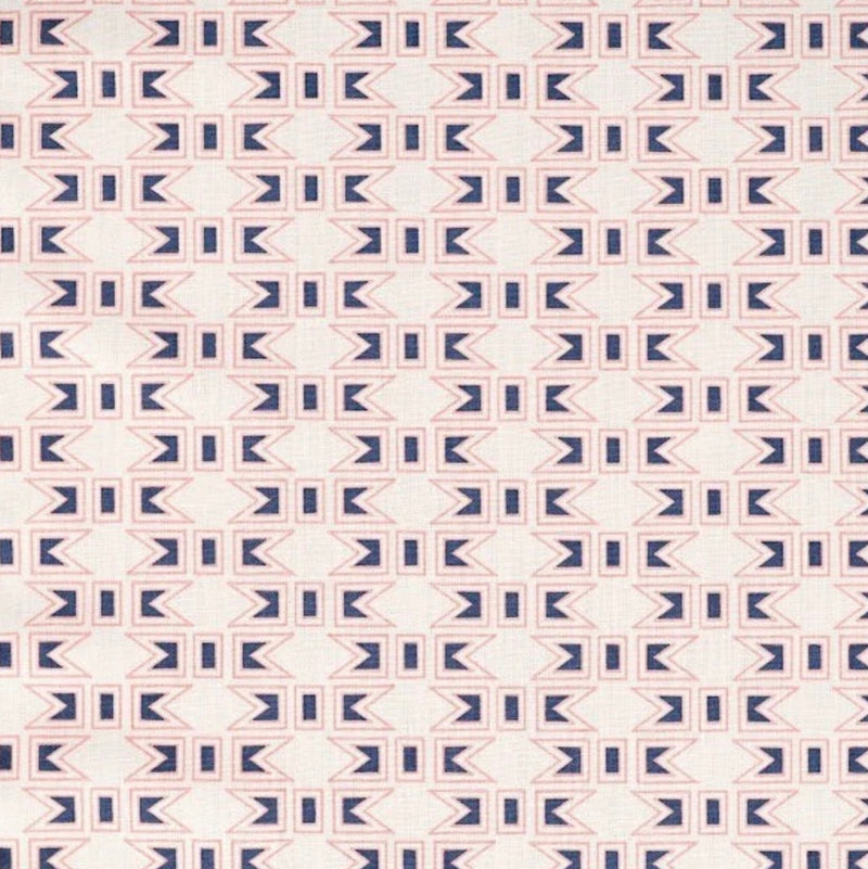 EXTRA YARDAGE Lolita Garcia: Deco Fabric - Oyster & Salt Pink