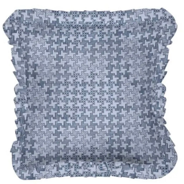Ready-Made Pillow: 24" Houndstooth - Blazer Blue