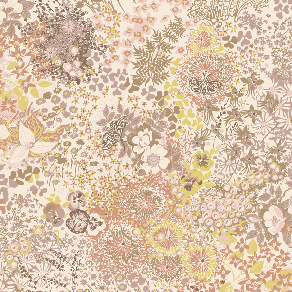 Megaflora Wallpaper - Butterscotch Palette