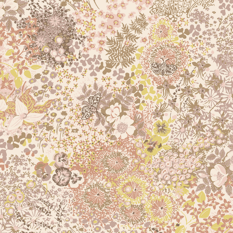 Megaflora Wallpaper - Butterscotch Palette