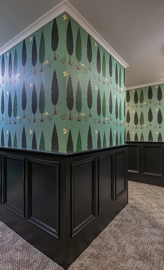 Tranquility Wallpaper - Asparagus Green