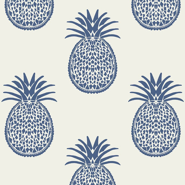 Anana II Wallpaper - Navy