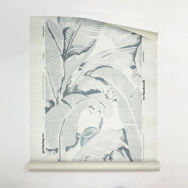 Martinique Grasscloth Wallpaper - Platinum