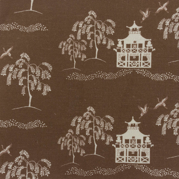 Fall Pagoda Textile - Cocoa