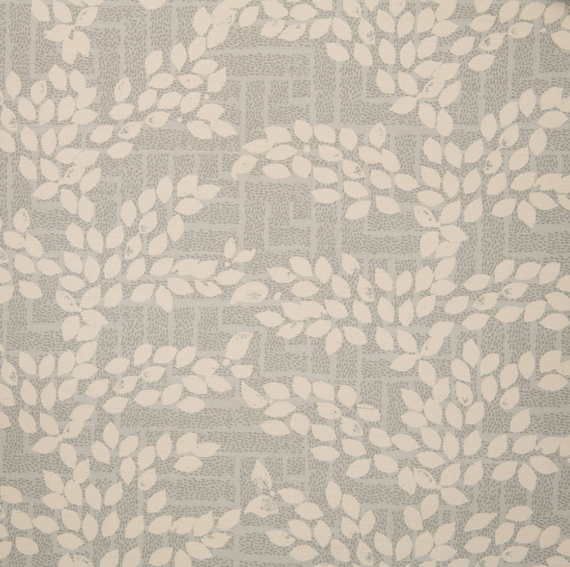 Garden Trellis Grasscloth Wallpaper - Grey