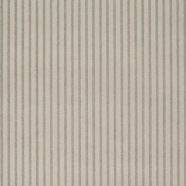 Small Polka Stripe Wallpaper - Creme / Noir