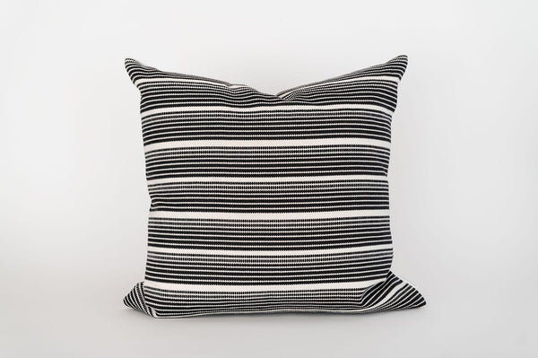 Pebble Stripe Textile - Oyster Black