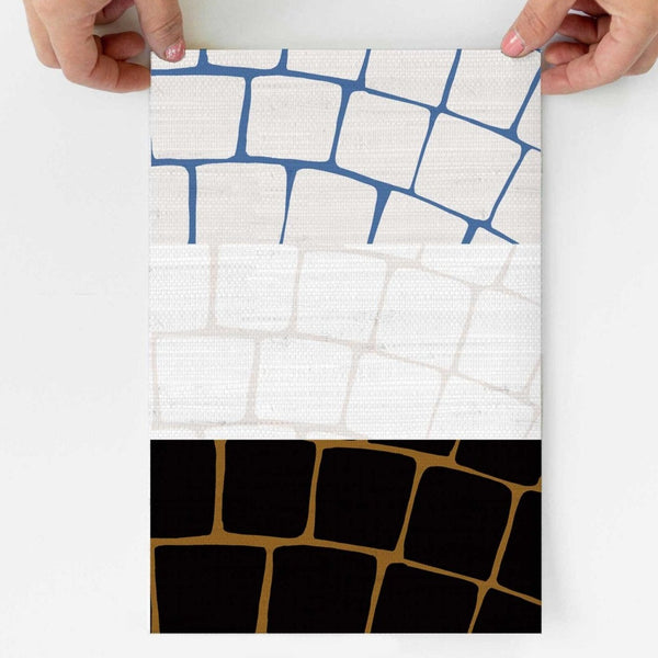 Mosaic Scallop Wallpaper - Ivory