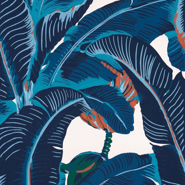 Martinique Wallpaper - Navy