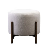 Chrystie Round Ottoman - COM